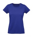 Dames T-shirt B&C Inspire Plus TW049 Cobalt Blue